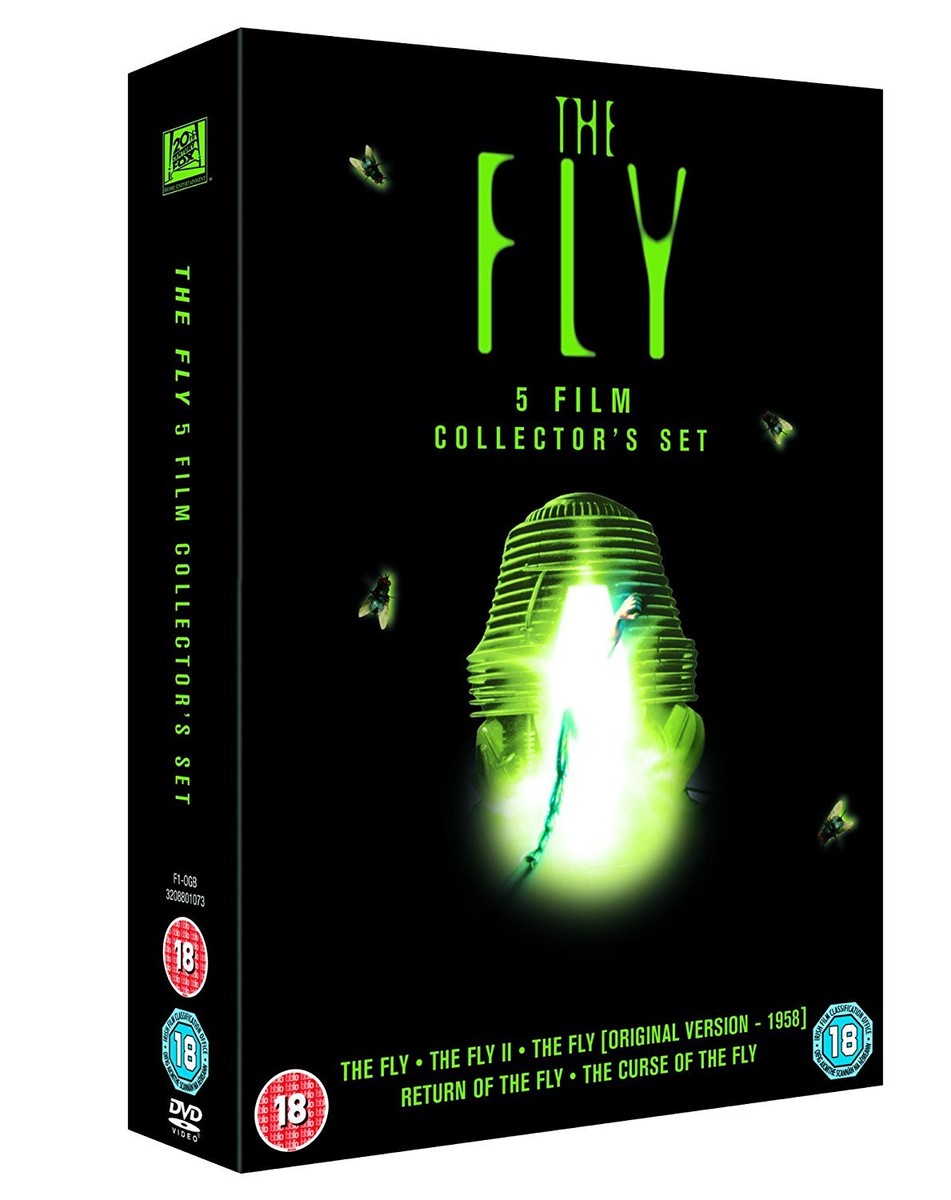 THE FLY COMPLETE MOVIE COLLECTION 1-5 DVD BOX SET 5 DISCS R4