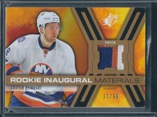 2014-15 UD SPX Rookie Inaugural Materials Griffin Reinhart 3 CLR PATCH 11/99