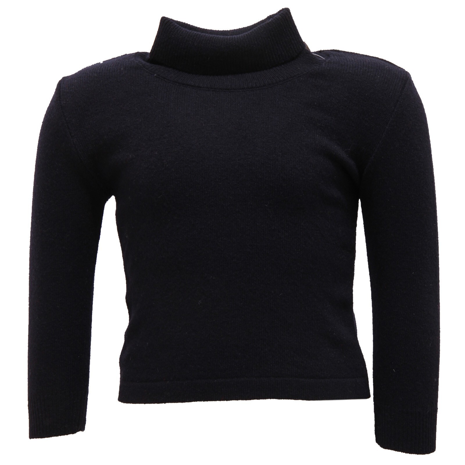 9445U детский свитер maglione bimba PAIO CRIPPA dolcevita lana из мериноса синего цвета.