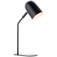 Brilliant Tong Tisch Schreibtisch Leuchte Lampe Metall Schwarz Samt Modern E14