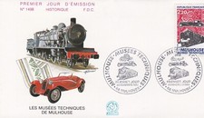 FRANCE 1986 FDC MUSEES TECHNIQUES YT 2450
