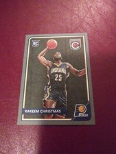 2015-16 PANINI COMPLETE BASKETBALL SILVER PARALLEL RAKEEM CHRISTMAS #318 RC CARD