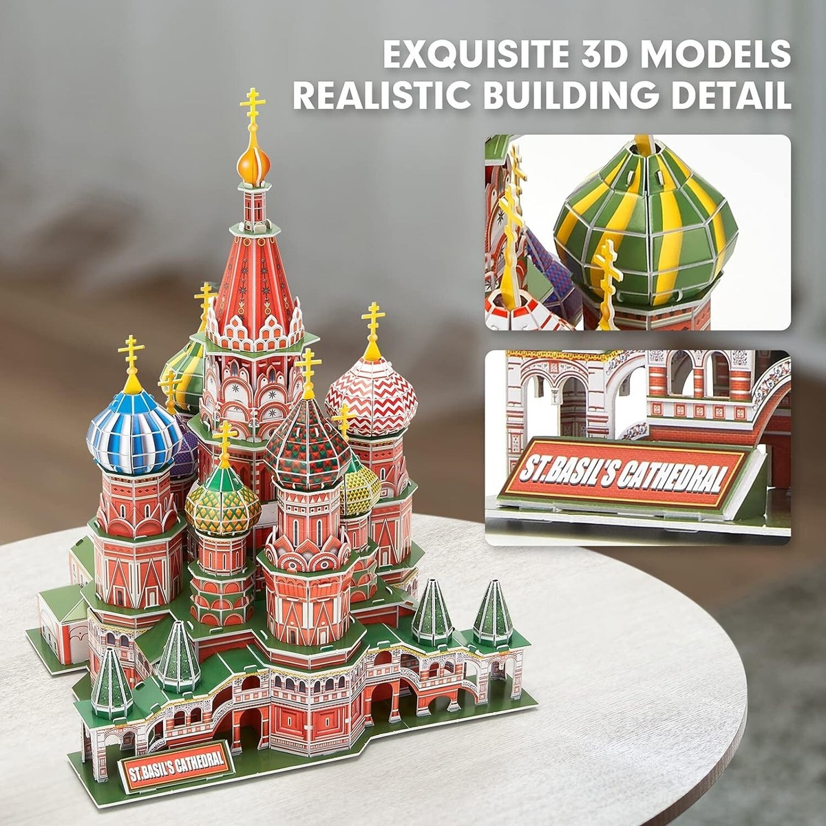 National Geographic 3D-Puzzle – Basilius-Kathedrale, 222 Teile Aus Schaumstoff, Mit Trivia-Guide