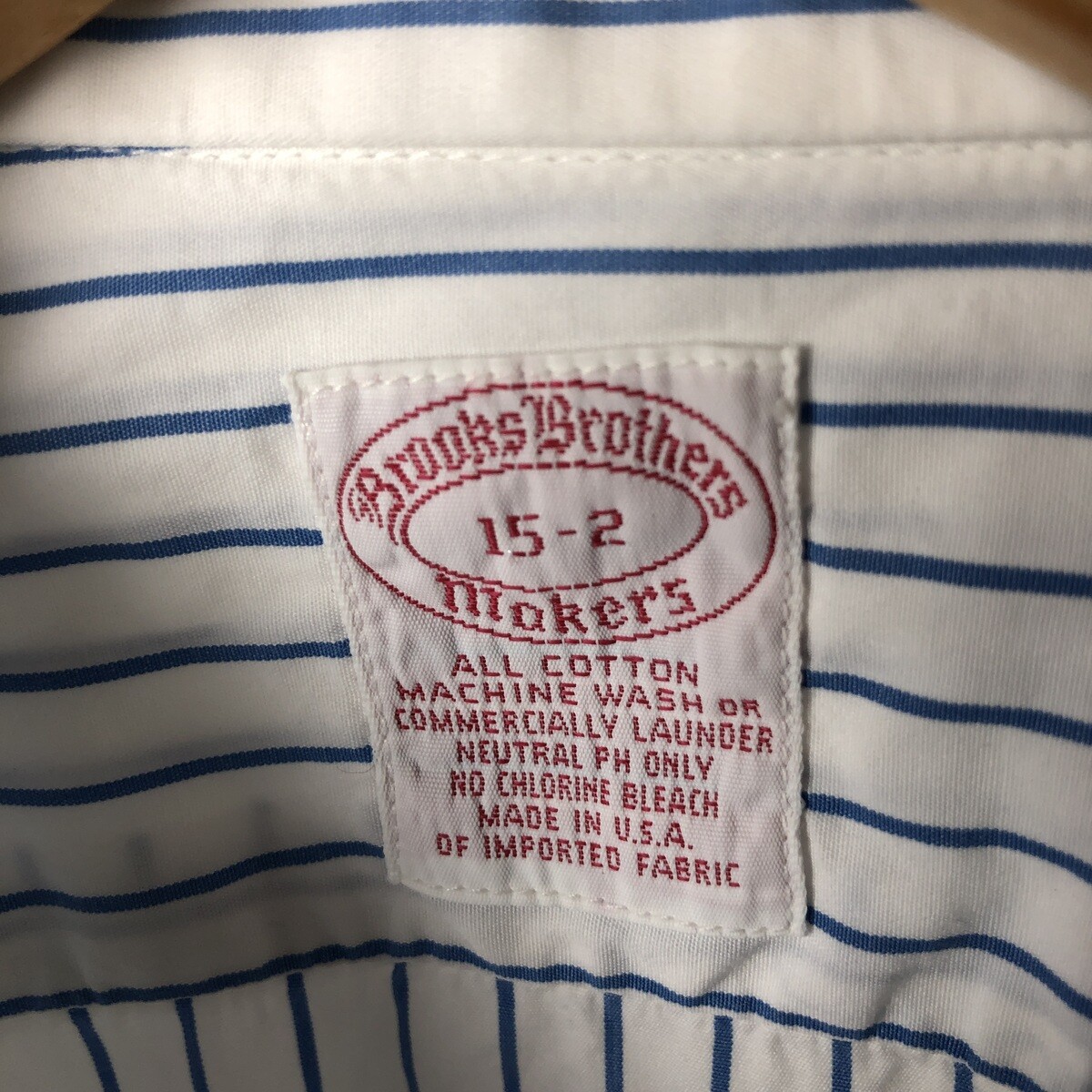 80s-90'S Brooks Brothers MAKERS Long Sleeve Striped Shirt