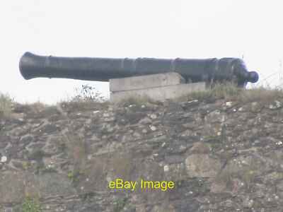 Photo 12x8 Fishguard Fort - Cannon Fishguard Fort on Castle Point overlook c2021