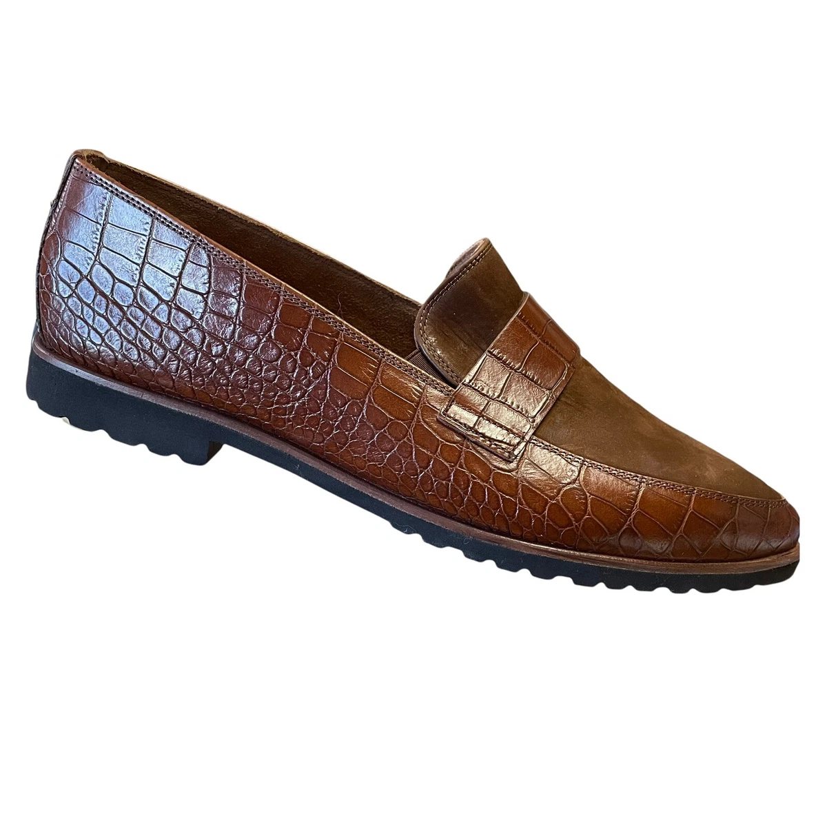 Croc print hotsell loafers