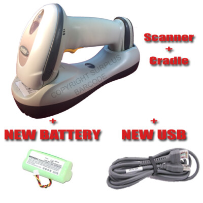 Motorola Zebra LS4278 + Cradle Wireless Barcode Scanner BlueTooth 1D Laser USB