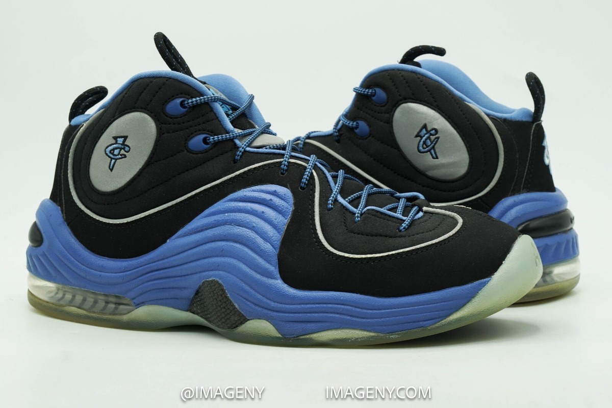 NIKE AIR PENNY II SIZE 10.5 SOLE COLLECTOR BLACK VARSITY BLUE