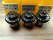 3 ANSI Rigid Tap Collets,positive drive TC312 tap adapters, select your 3 sizes