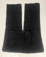 Vintage Pendleton 100 Wool Pants Womens 10 Petite Black HighWaist Trouser Lined