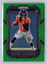Montrell Washington 2022 Panini Prizm #356 Green RC