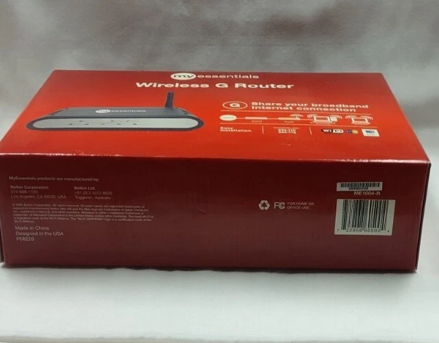 Belkin Router ME1004-R 54 Mbps 4-Port 10/100 Wireless G Router (ME1004-R) - Image 3 of 4