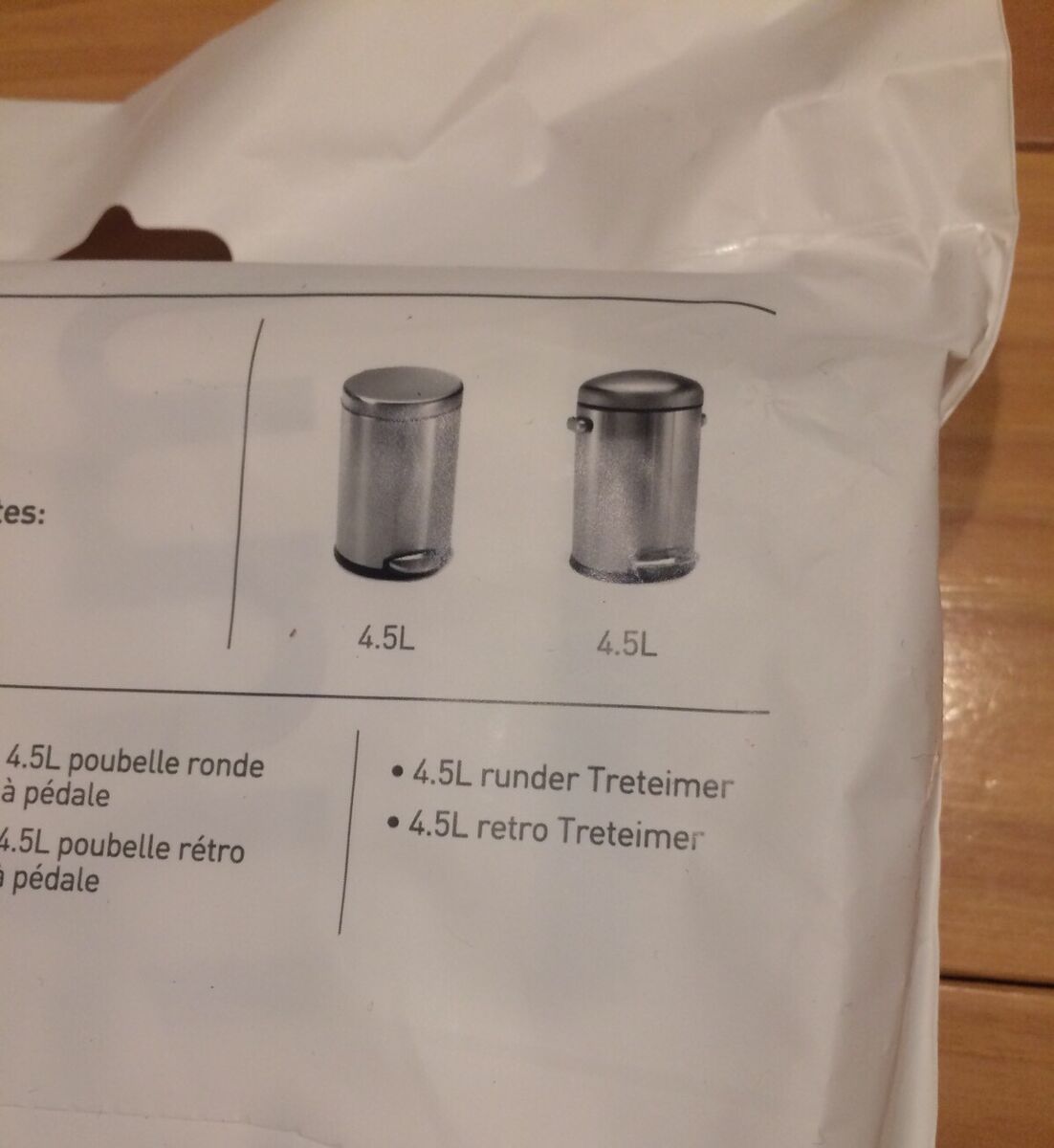 Code K 20Ct SIMPLEHUMAN Custom Fit Trash Bags Can Liners Refill Size White  Pack