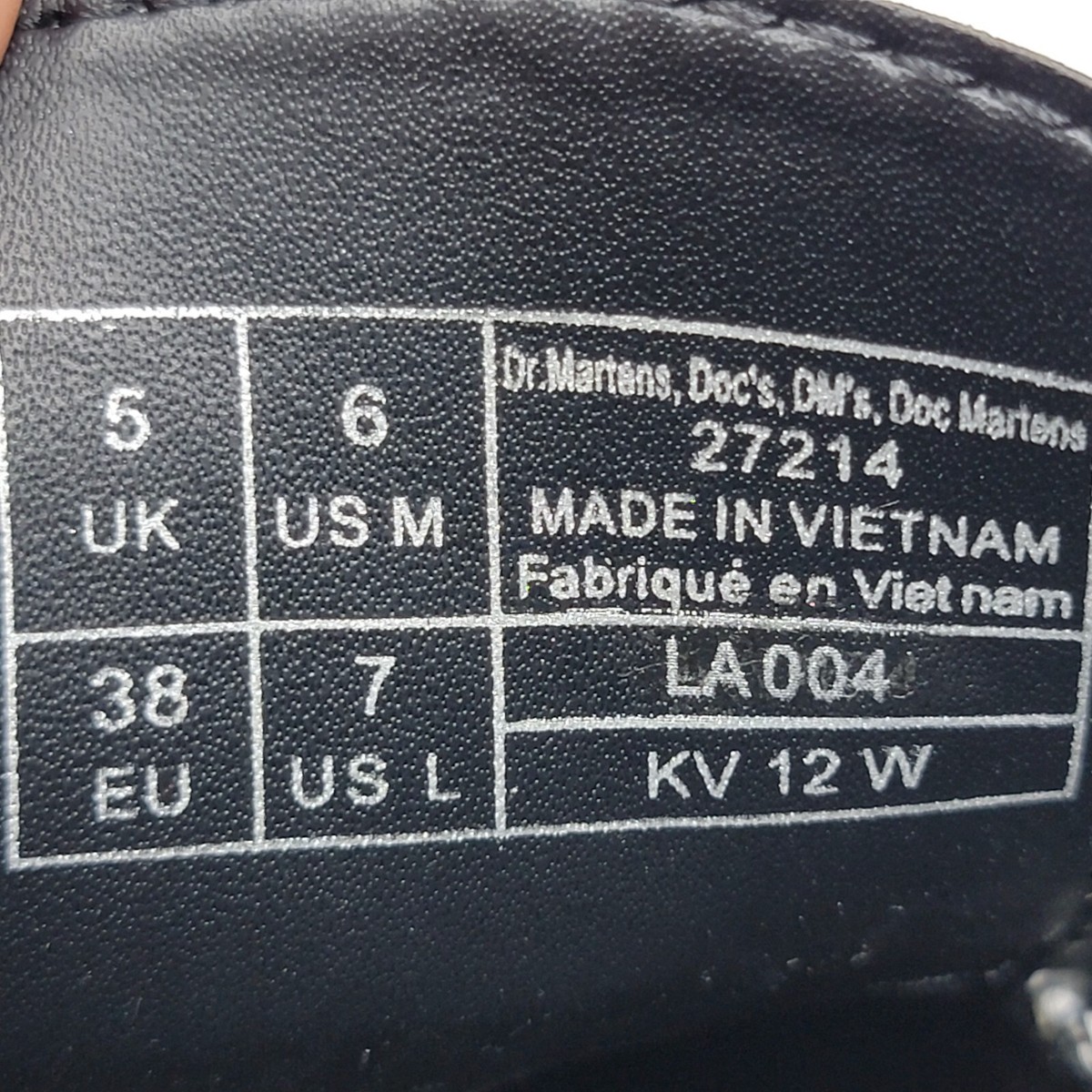 Dr Martens Vegan Low Boots Air Wair Air Cushion White  27214 Mens 6 Womens 7 New Dr Martens Dante White Leather Air Wair AW501 Low Top Casual  main image 3