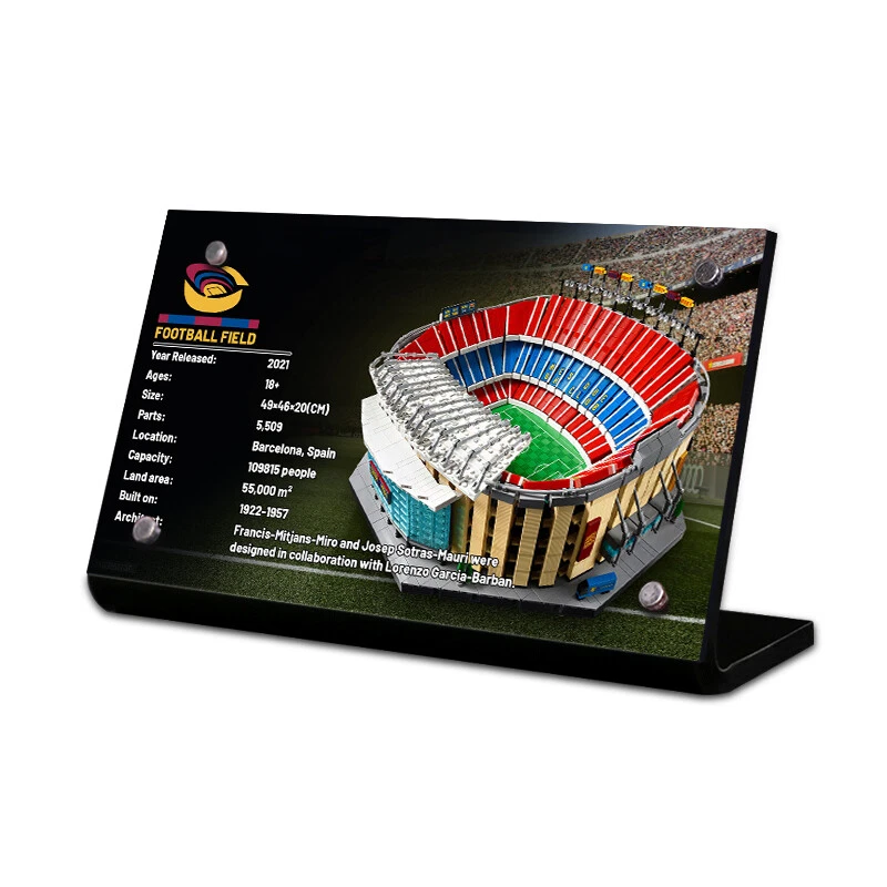 Display Plaque stand for LEGO 10284 Creator FC Barcelona Stadium