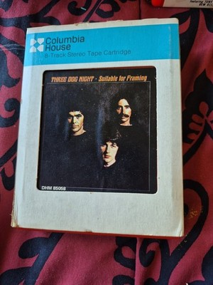 Three Dog Night - Suitable for Framing - 8 Track Tape - With Sleeve Nice Works