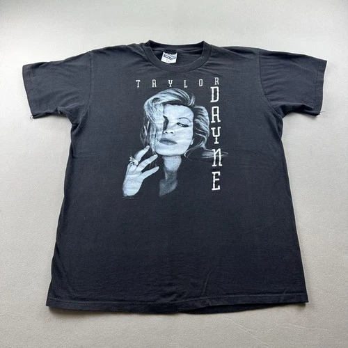 Vintage Taylor Dayne T-Shirt Mens Small Black Tour Band Pop 1990s vintage concert t-shirt, vintage, size S, single stitch, B+ condition