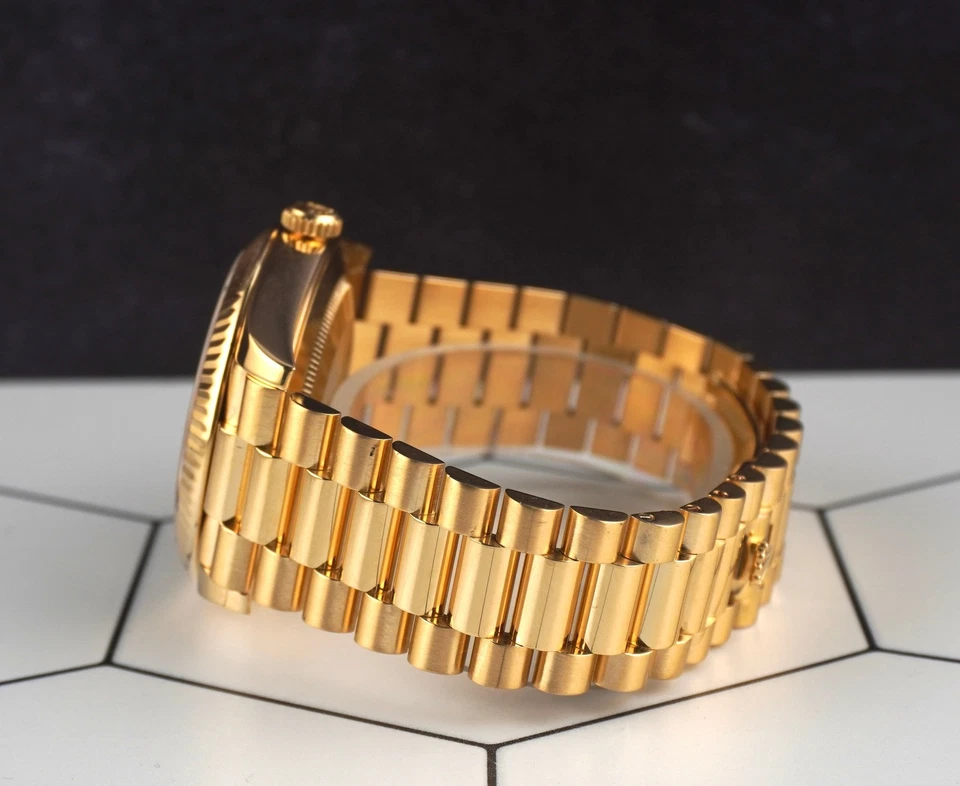 Reloj Rolex 41 mm President Day-Date II 18K oro rosa diamante para hombre 218235 Foto 4 de 4