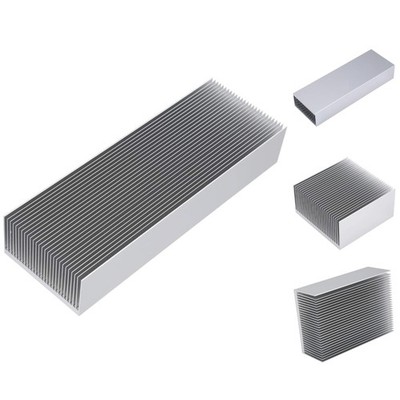 Extra Large Aluminum Heat Sink 15.75'' for Efficient Cooling - 27 Fin Design