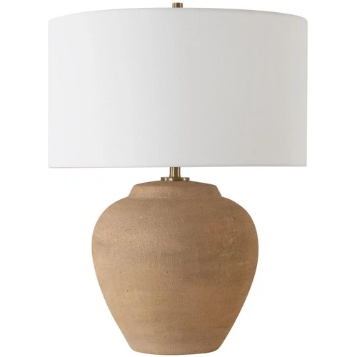 Uttermost 30347-1 Treviso Table Lamp Terracotta and Antique Brass - Picture 4 of 7
