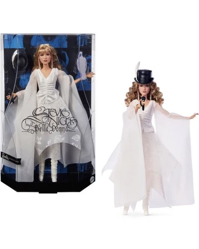 IN HAND Barbie Stevie Nicks Bella Donna White Dress Doll SHIPS FREE