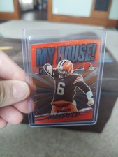 BAKER MAYFIELD 2021 Clearly Donruss MY HOUSE! Acetate Die-Cut #CMH-BM