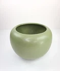 Vintage Floraline USA Planter Pot Sage Green MCM Bowl 6" x 4 1/2"