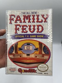 The All New Family Feud NES Game Cart, Sleeve, Box, Manual, Inserts - COMPLETE