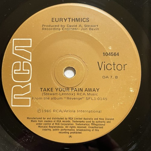 Eurythmics When Tomorrow Comes Vinyl Record 7” 45 RPM 104564 RCA Victor 1986 - Picture 22 of 24