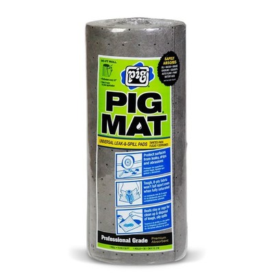 New Pig 25201 Universal Oil Absorbent Shop Roll Mat - 15'' x 50'