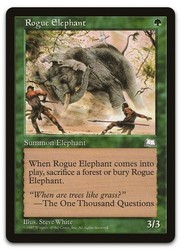 Rogue Elephant 139/167 Weatherlight Common