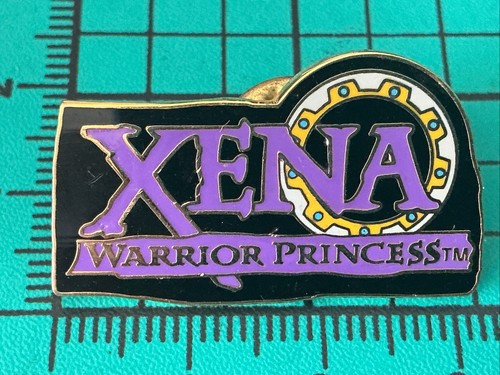 Xena: Warrior Princess Black And Purple Logo Pin