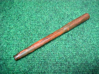 Antique WATERMAN'S Automatic Red Ripple Rubber Fountain Pen w/ 14K Nib PAT 99 03