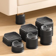 Heavy-Duty Bed Lifts Risers Round Bed Lifter  Desk Sofa Chair Legs