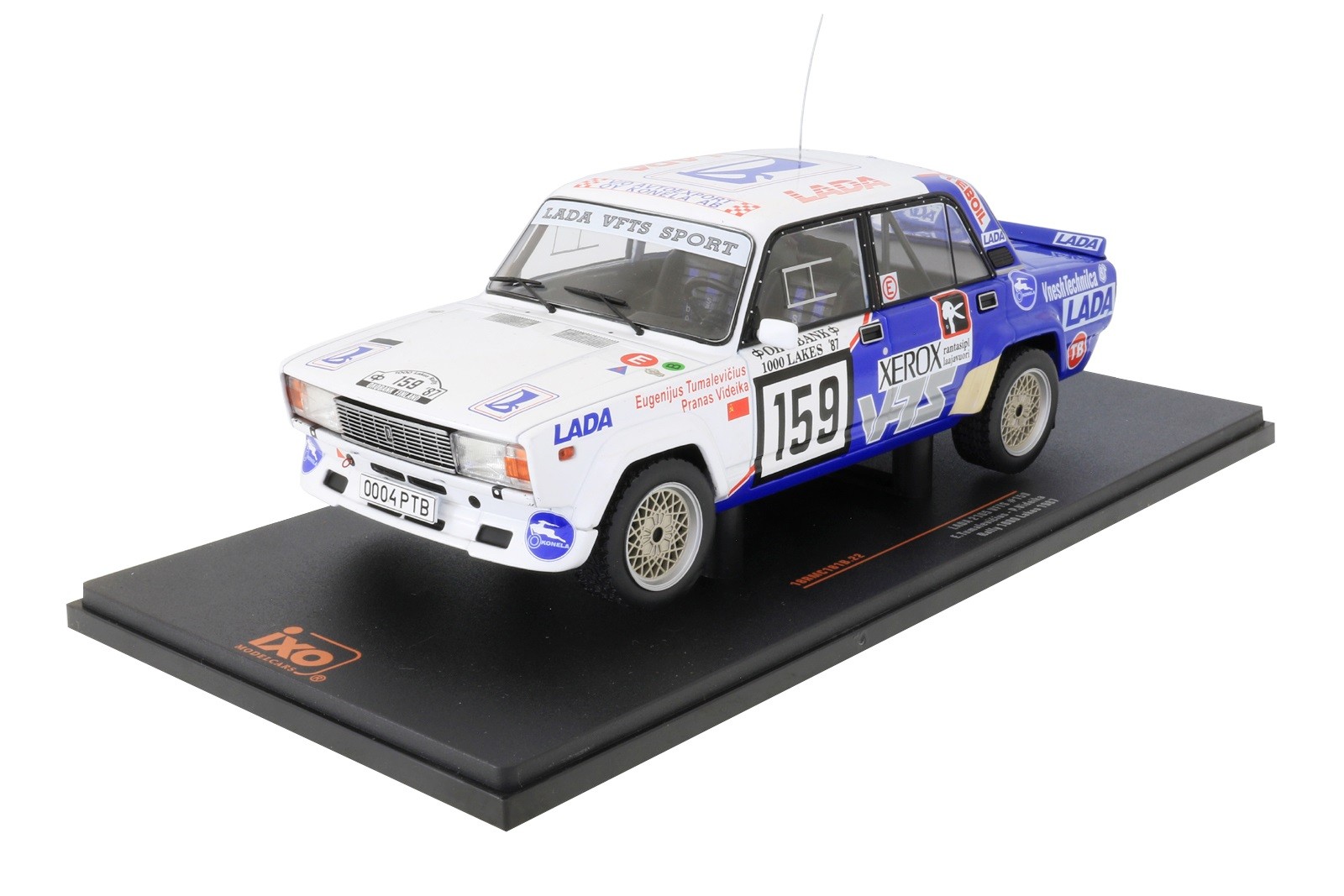 LADA Vaz 2105 VFTS 1/43 IXO miniature rallye historique 1987