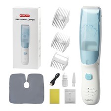 Vacuum Baby Hair Clippers,Silent Clippers for Kids,Cordless Baby Hair Trimmer...