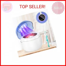 Neatevday Ultrasonic Retainer Cleaner Machine, 250ML Denture Cleaner,50kHz 4 Mod