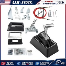 Automatic Shifter 3 Speed Ratchet Floor Mount Cable Operated Th350 Th250 C4