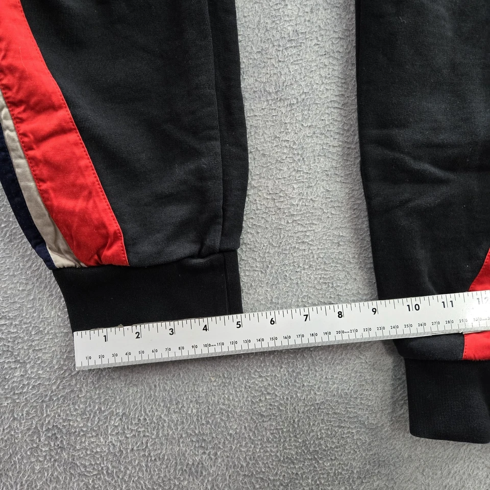 Pantalones deportivos Alexander Mcqueen para hombre L negros rojos Italia Foto 3 de 4