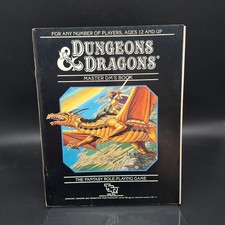 Dungeons & Dragons - Master DM'S Book - TSR 1985 - 1st Printing - SELTEN
