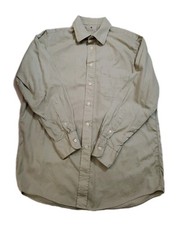 Aquascutum Of London Green Oxford Button Up Shirt Size 15 1/2 33