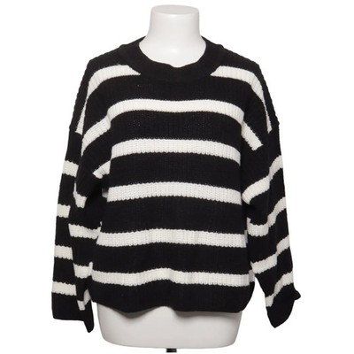 JDY, Strickpullover, Größe: S, Schwarz/Weiß, Acryl, Streifen, Grobstrick #CND