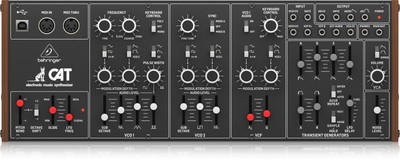 Behringer Cat Legendary Duophonic Analog Synthesizer with Dual Vcos, 4 Mixable W