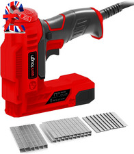 AC Electric Brad Nailer 2 in 1 Upholstery Staple Gun Good for Home Decoration,Le