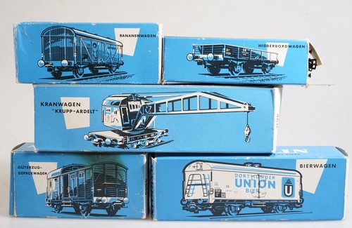 (0688) Märklin H0: 4600+4509+4634 Union Bier Kranwagen 4611 + 4503 in OVP | Condition: Gebraucht