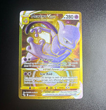 Pokémon Mewtwo VSTAR Secret Raro 086/078 Pokemon GO Full Art Holo Eng 2022