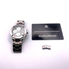 Baume & Mercier Riviera Chronograph Diver 65541 Watch Silver 43mm Automatic 11