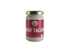 Gourmet Premium Rendered Edible Beef Tallow Animal Cooking Oil 14oz Jar - She...