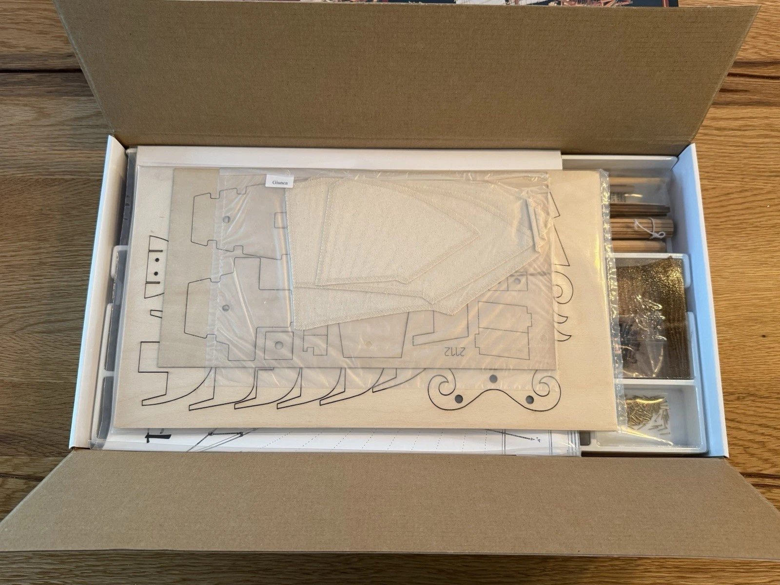 Amati 1421 1/100 Scale Chinese Pirate Junk Model Kit Giunca Cinese Pirata - New 9