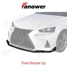 Matte Black Front Bumper Splitter Spoiler Kit For Lexus Is-series Jdm 2017-2020 Matte Black Front Bumper Splitter Spoiler Kit For Lexus Is-series Jdm 2017-2020